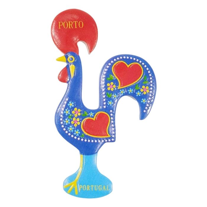 portugal porto colorful rooster fridge magnet traditional portuguese travel gift & home decor
