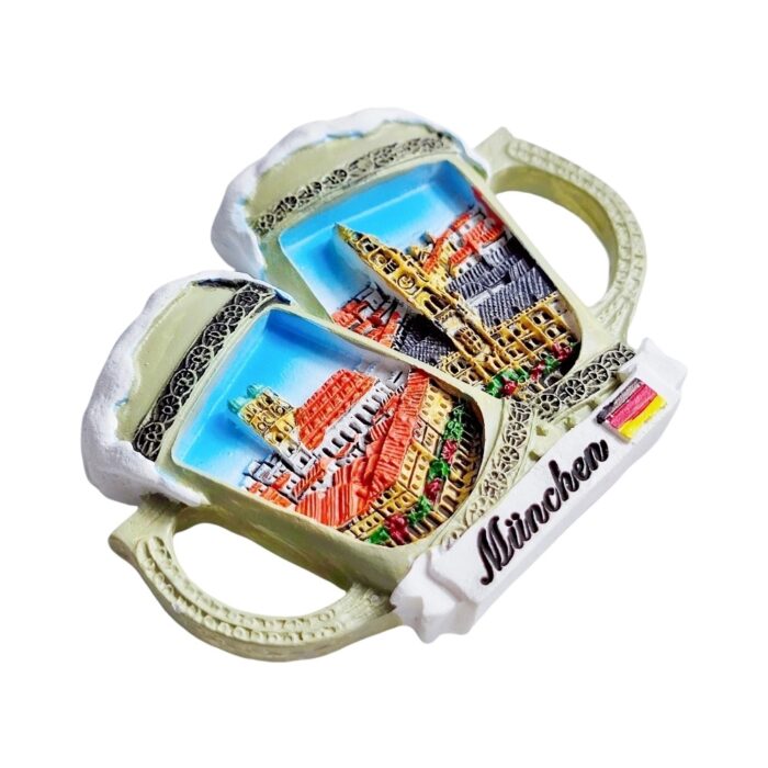 munich germany fridge magnets beer stein oktoberfest style travel souvenir gift & bavarian magnetic ornament