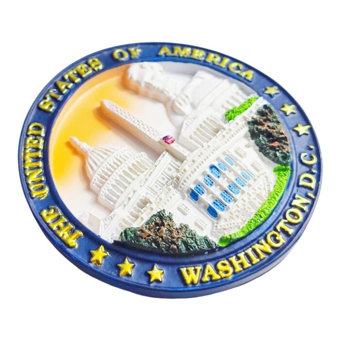 washington d.c. usa fridge magnets white house and capitol seal travel souvenir gift & patriotic magnetic decor