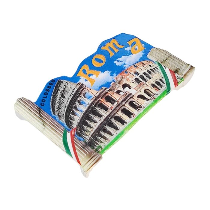 rome italy fridge magnets colosseum and roman columns travel souvenir gift & classic magnetic decor