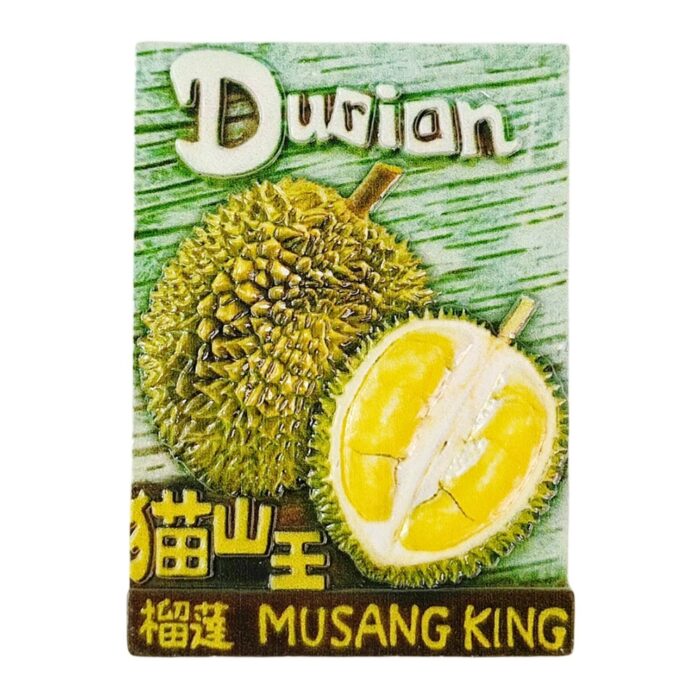 malaysia durian musang king fridge magnets exotic tropical fruit travel souvenir gift & fun kitchen decor