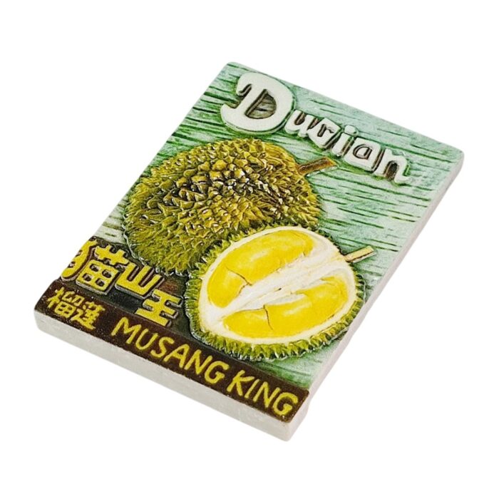malaysia durian musang king fridge magnets exotic tropical fruit travel souvenir gift & fun kitchen decor