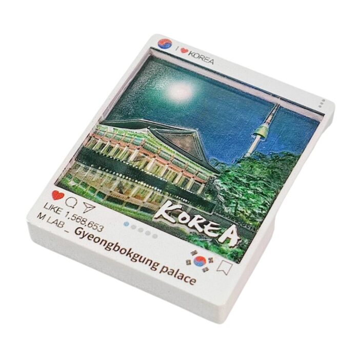 korea gyeongbokgung palace fridge magnets korean landmark night view travel souvenir gift & insta style magnetic decor