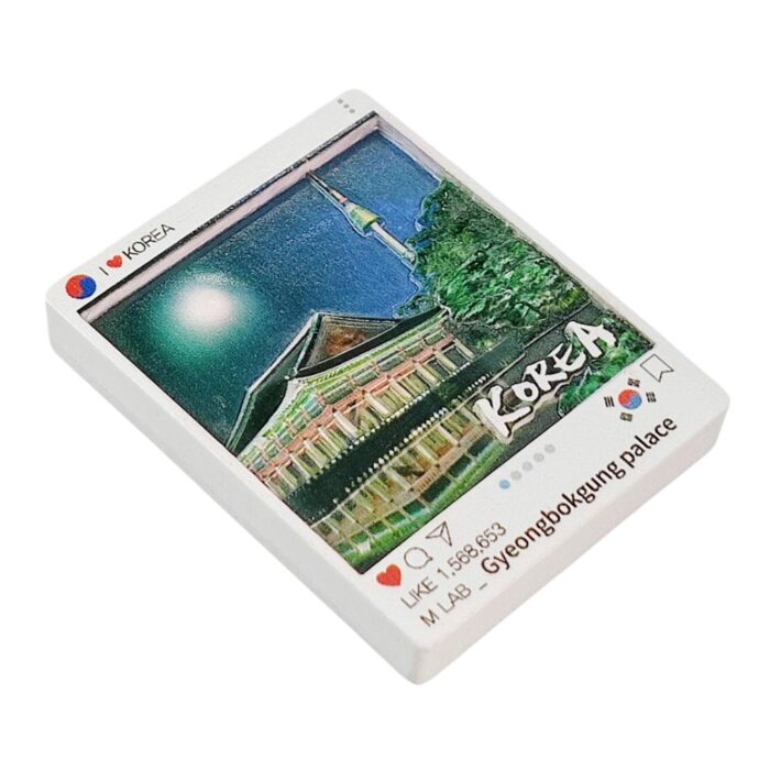 korea gyeongbokgung palace fridge magnets korean landmark night view travel souvenir gift & insta style magnetic decor