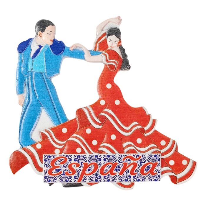 españa spain fridge magnets flamenco dancers traditional style travel souvenir gift & refrigerator ornament
