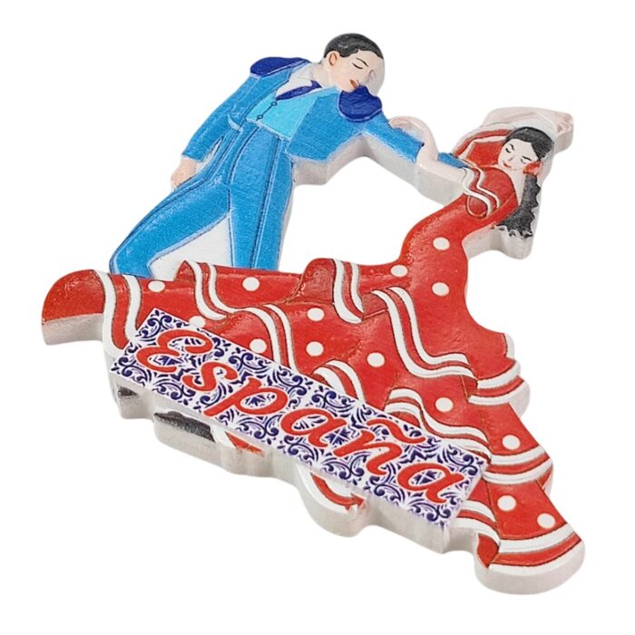 españa spain fridge magnets flamenco dancers traditional style travel souvenir gift & refrigerator ornament