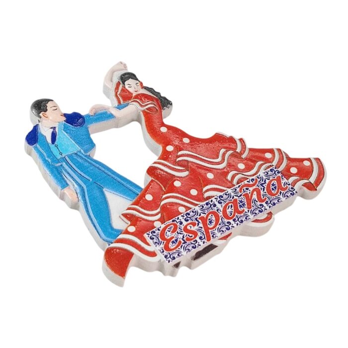españa spain fridge magnets flamenco dancers traditional style travel souvenir gift & refrigerator ornament