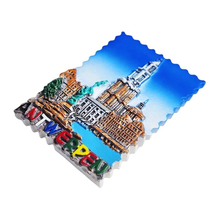 antwerpen belgium fridge magnets cathedral of our lady landmark travel souvenir gift & belgian magnetic decor