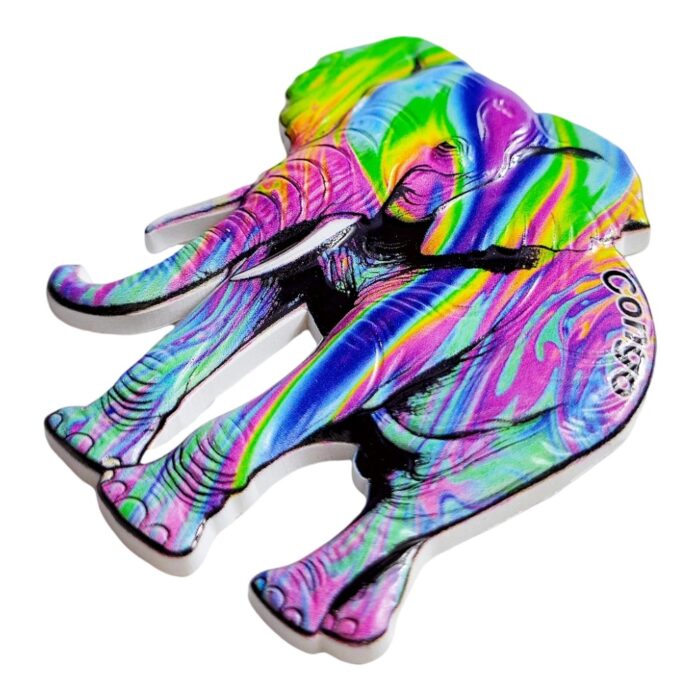 congo elephant colorful fridge magnet congo travel keepsake & whiteboard magnetic decor