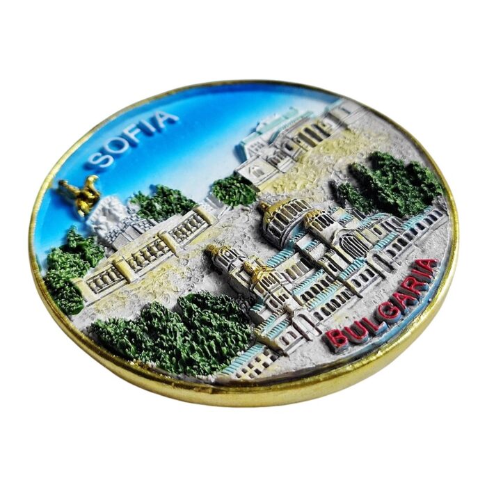 sofia bulgaria city landmarks fridge magnet bulgaria travel souvenir keepsake & memo board decor