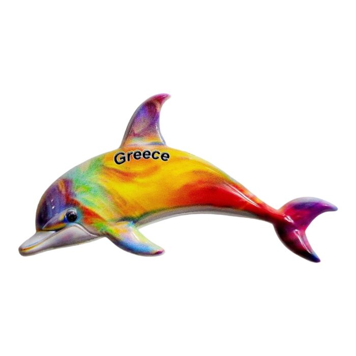 greece dolphin rainbow fridge magnet greece travel souvenir gift & magnetic whiteboard accessory