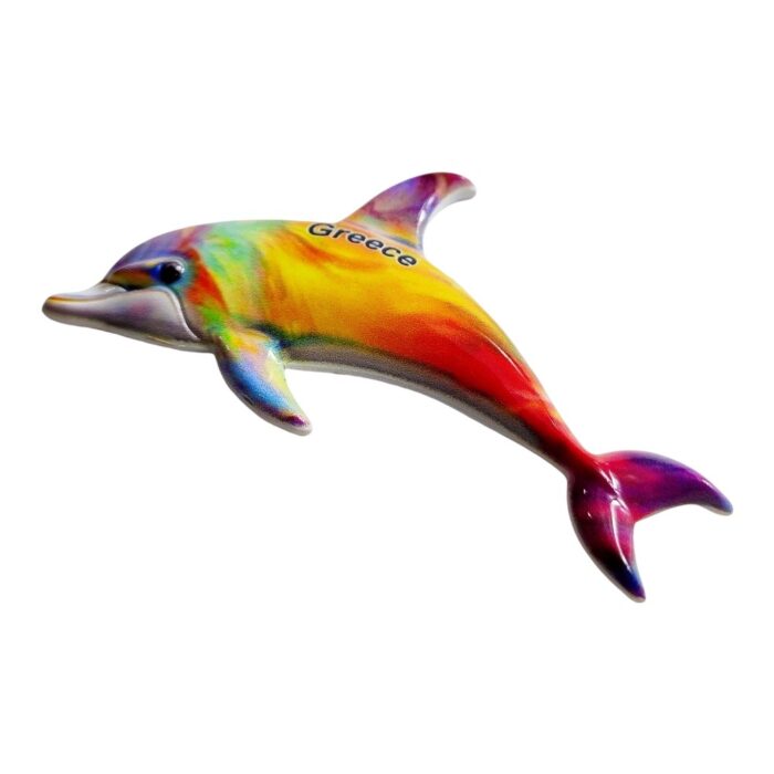 greece dolphin rainbow fridge magnet greece travel souvenir gift & magnetic whiteboard accessory
