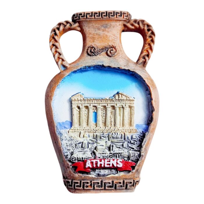athens greece fridge magnet parthenon ancient architecture travel souvenir & fridge decoration