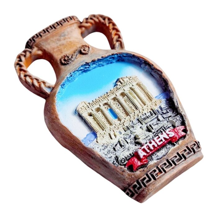 athens greece fridge magnet parthenon ancient architecture travel souvenir & fridge decoration
