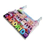 madrid skyline fridge magnet vibrant spanish capital souvenir | royal palace & equestrian statue design | colorful city gift