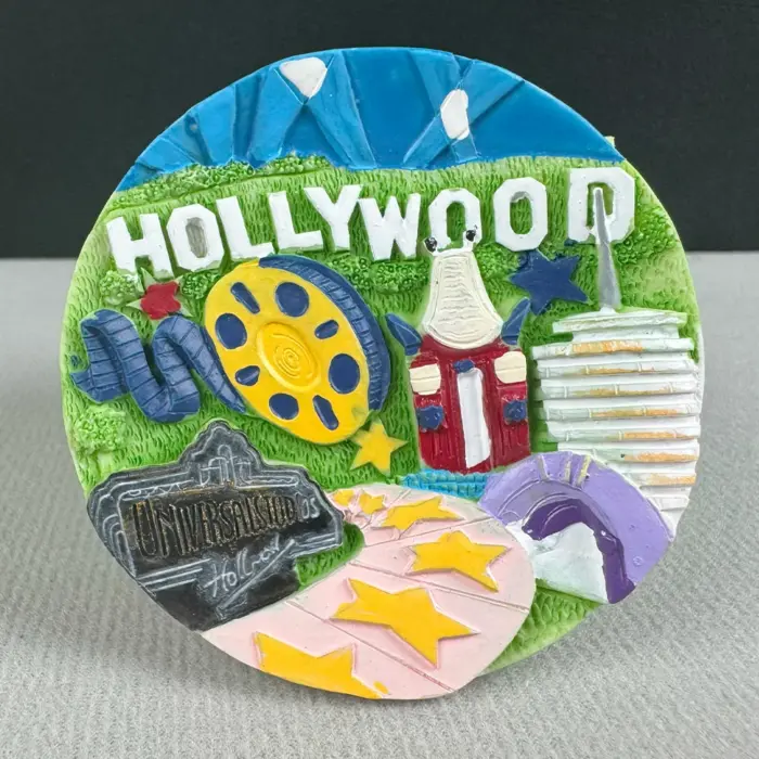 hollywood california fridge magnet usa travel souvenir gift & movie lover decor
