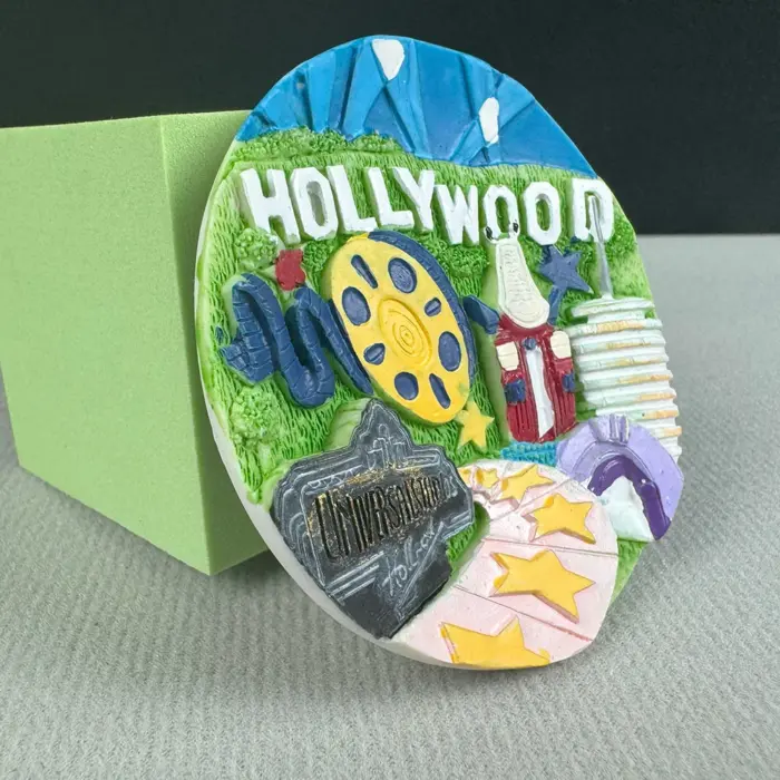 hollywood california fridge magnet usa travel souvenir gift & movie lover decor