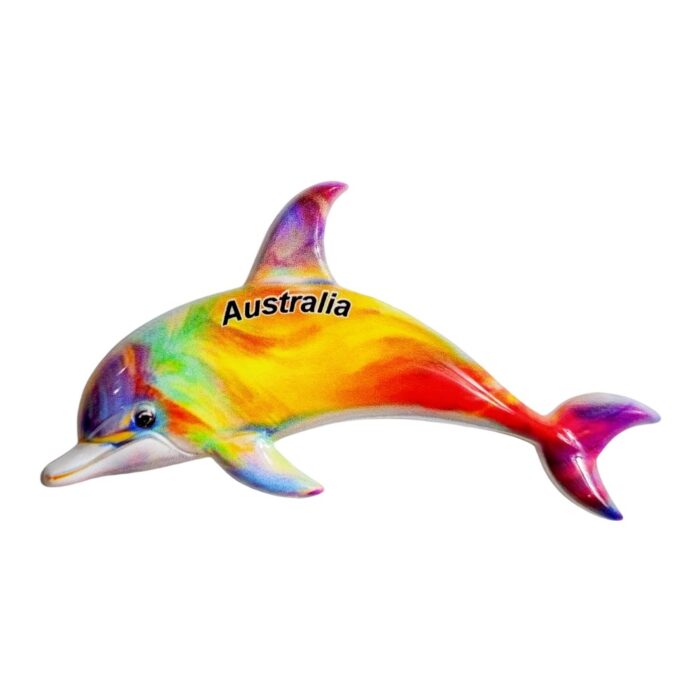 australia rainbow dolphin fridge magnet australia travel souvenir present & magnetic whiteboard art