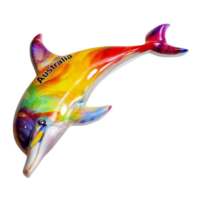 australia rainbow dolphin fridge magnet australia travel souvenir present & magnetic whiteboard art