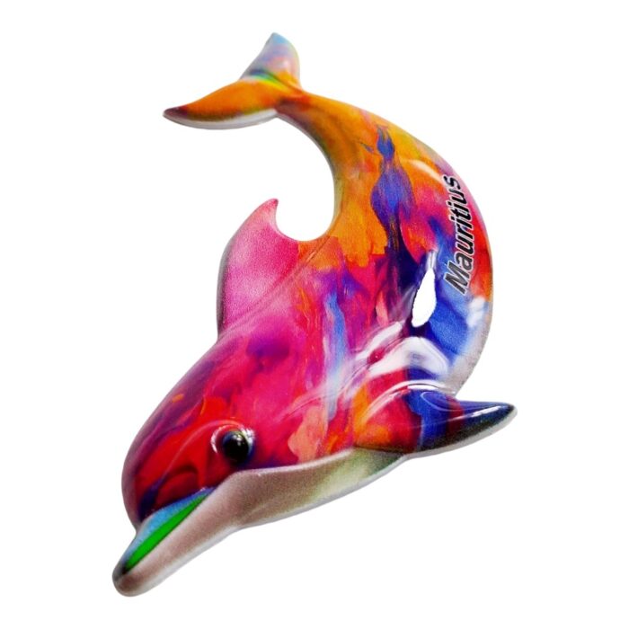 mauritius colorful dolphin fridge magnet mauritius travel memory gift & magnetic whiteboard decoration